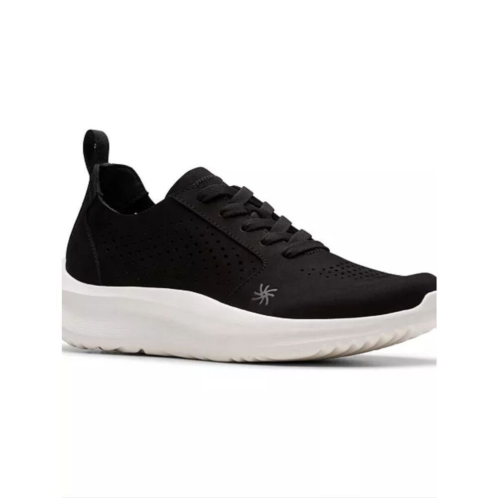(S-4707) Clarks Women's Cloud Steppers Solevana Style LaceUp Sneakers Sz 7.5